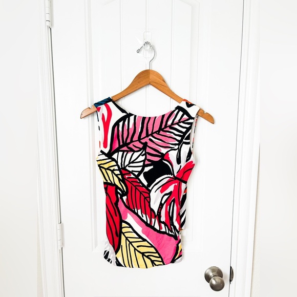 Daniela Corte Multicolor Open Back Tank Top Size Small - Picture 1 of 2